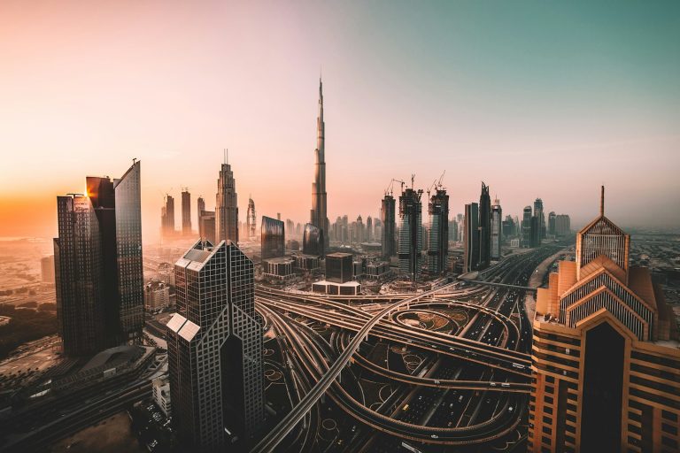 Dubai skyline Burj Khalifa UAE